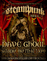 Nat. Haunters Convention Steampunk Ball Flyer