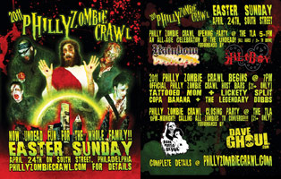 Philly Zombie Crawl Flyer